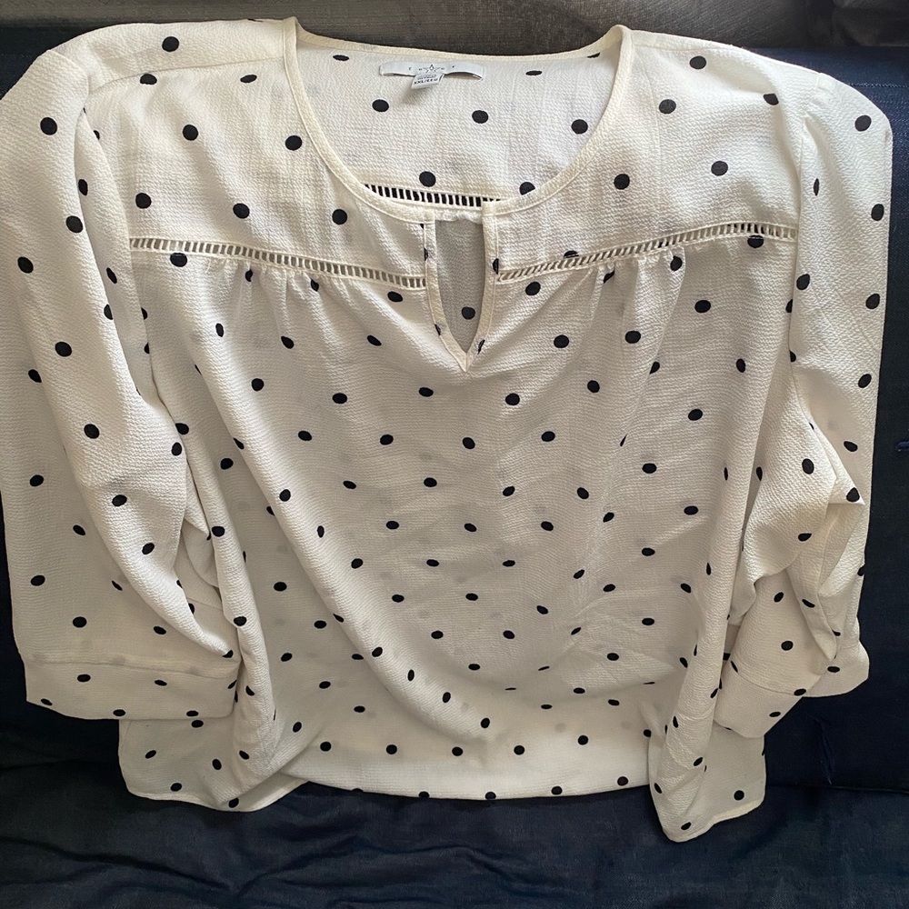 Polka dot blouse